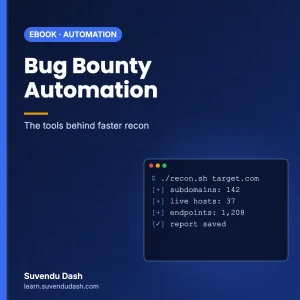 Bug Bounty Automation: The Tools Behind Faster Recon – ebook cover
