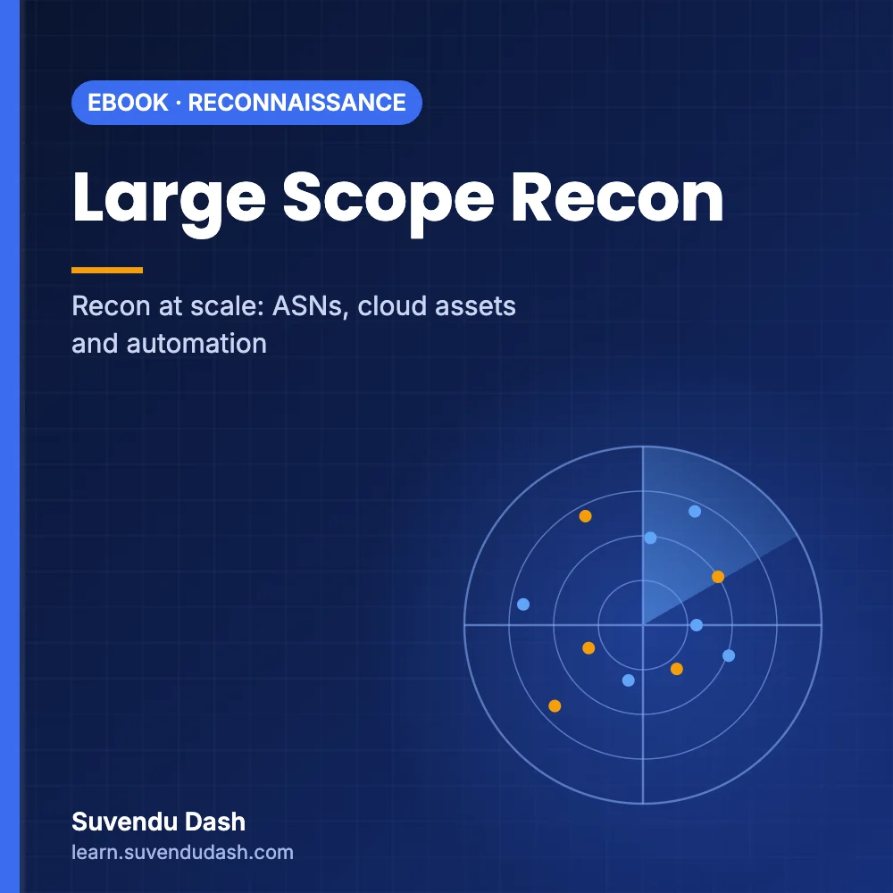 Ebook for Large Scope Reconnaissance – cover