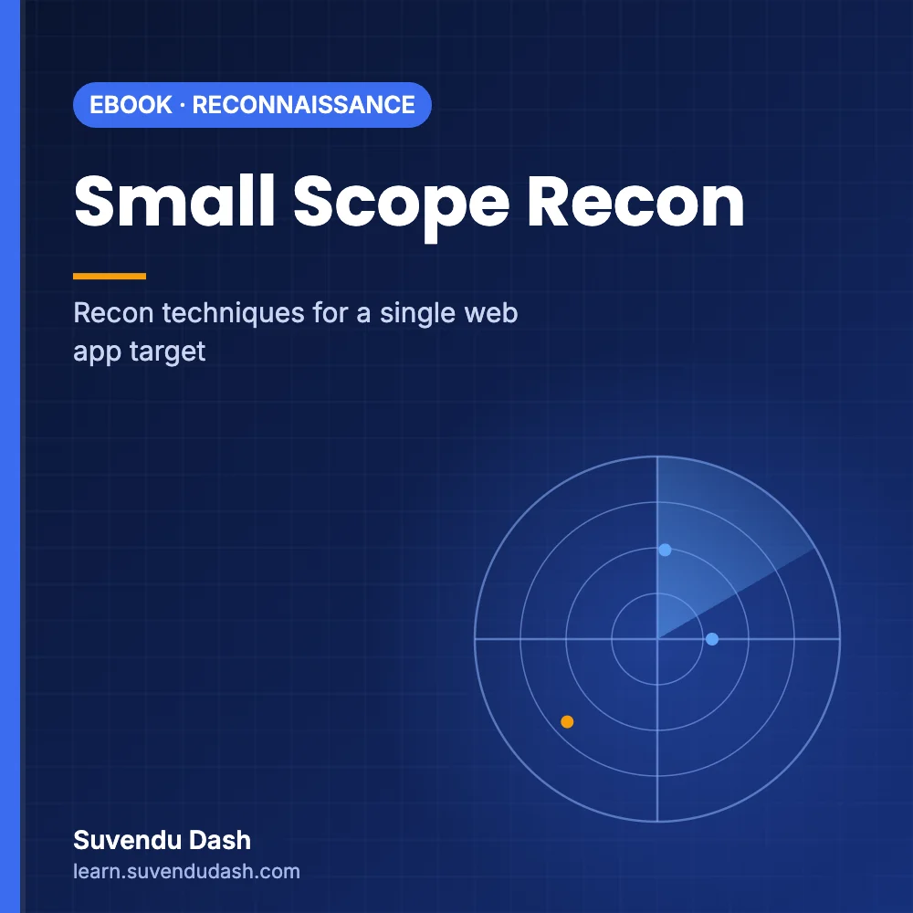 Ebook for Small Scope Reconnaissance – cover