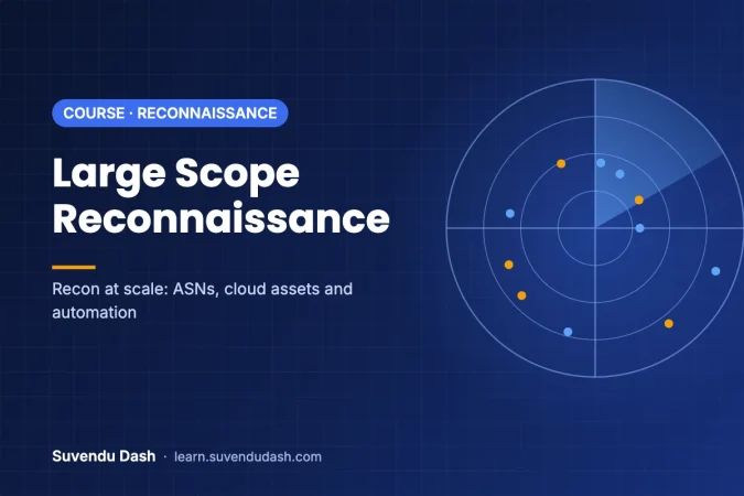 Large Scope Reconnaissance course cover