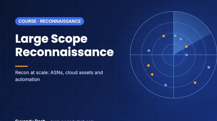 Large Scope Reconnaissance course cover