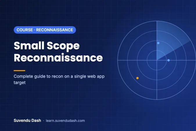 Small Scope Reconnaissance course cover